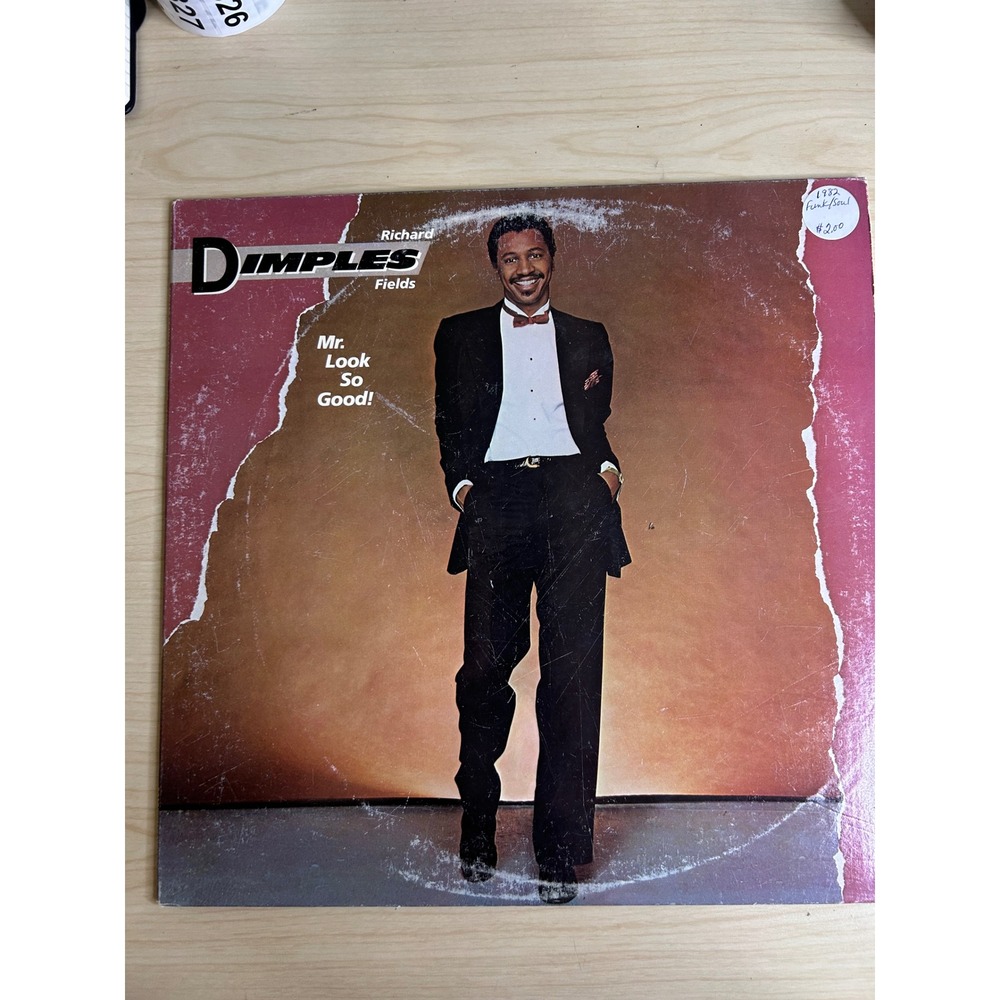 Richard Dimples Fields Mr Look So Good Vinyl LP 1982 Soul Funk NB1-33249